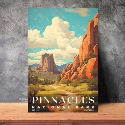 Pinnacles National Park Poster, Travel Art, Office Poster, Home Decor | S6 - image3